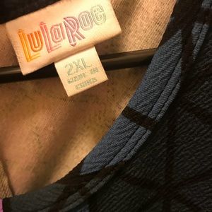 Purple blue gray/Black Amelia dress